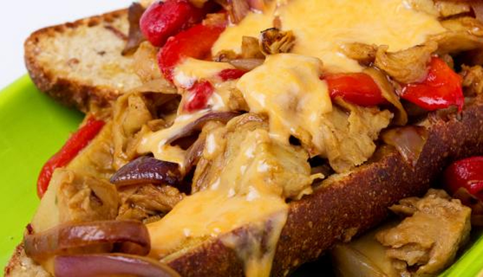 Vegan Cheesesteak by Christina Pirello | Photo by Jason Bleecher