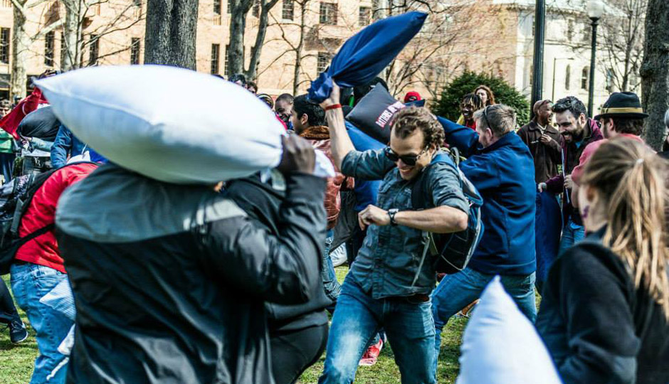 Philly Pillow Phight 2015 | Photo via Facebook 