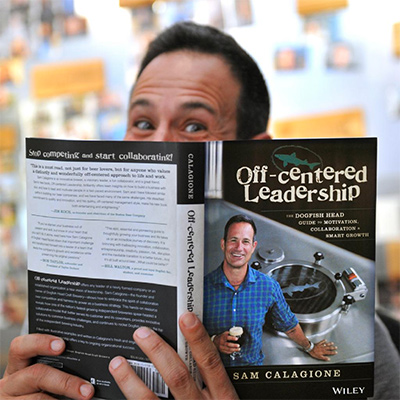 Sam Calagione and his new book.