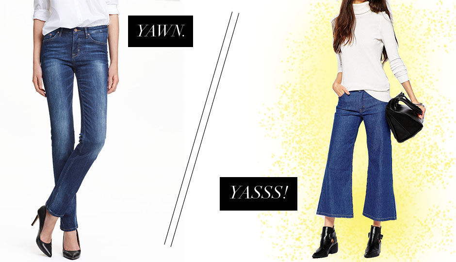 spring clean closet jeans