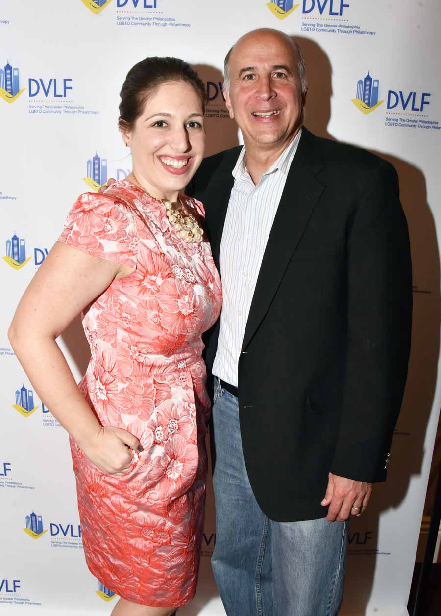 Samantha Giusti Executive Director and Councilman Mark Squilla Photography by Hugh E. Dillon. 