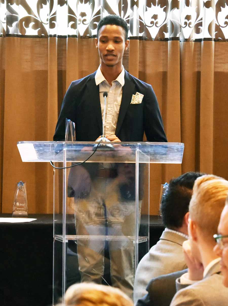 Youth HERO Award: Ibrahim Vicks is a leader at the Attic Youth Center. Photography by Hugh E. Dillon. 