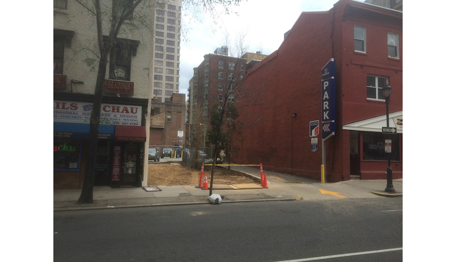 29 S. 19th: Today a cleared lot, tomorrow...? | Photo: Sandy Smith