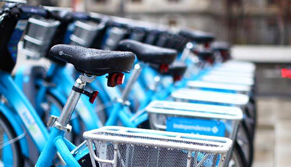 Indego docking station | Photo via Facebook