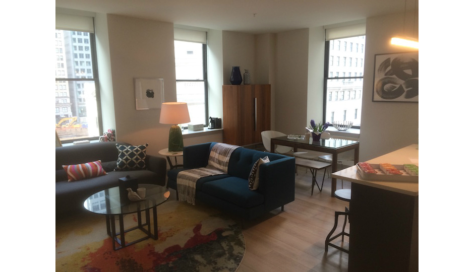 A model unit at The Griffin. | Photo: Sandy Smith