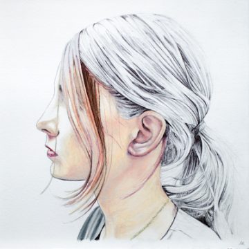 Lauren Rinaldi's drawings are at Paradigm Gallery. Photo provided