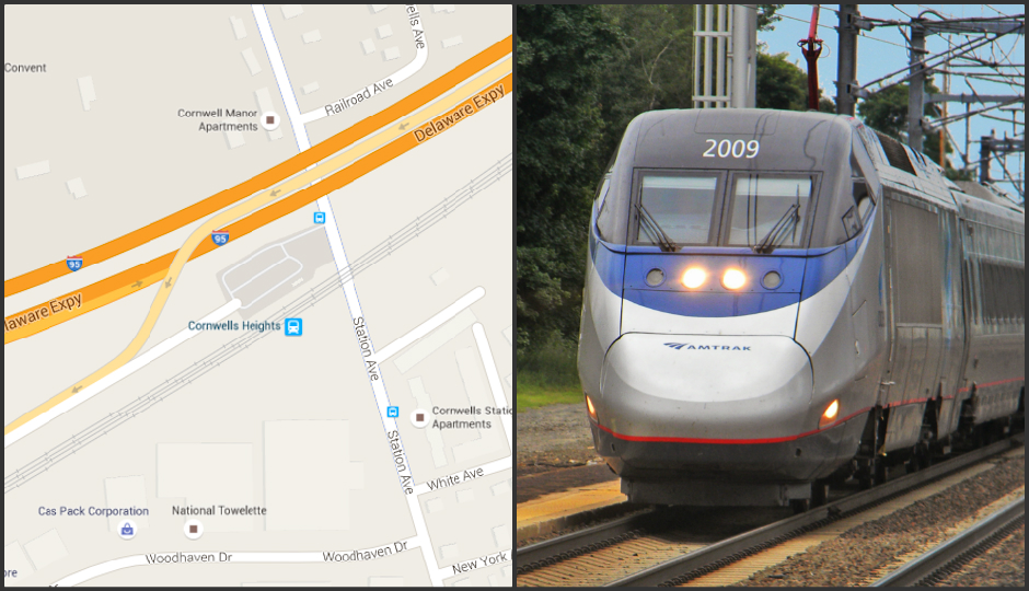 Left: Google Maps. Right: Shreder 9100 at en.wikipedia