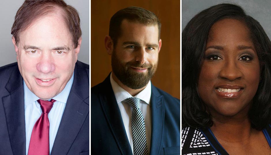 Mark Cohen, Brian Sims and Tonyelle Cook-Artis