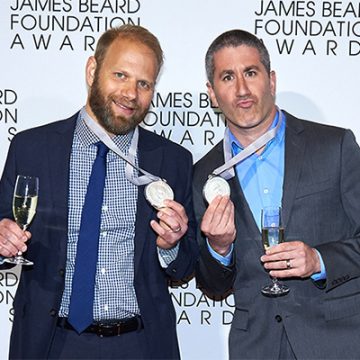 Steven Cook and Michael Solomonov | Photo by Kent Miller Studios