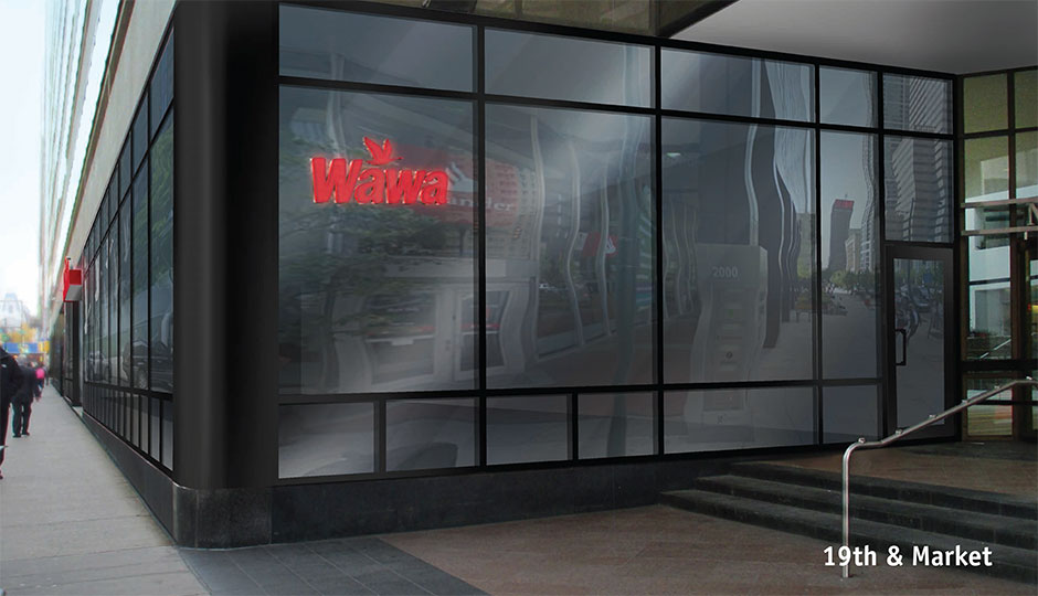 Wawa - rendering 1900 Market store