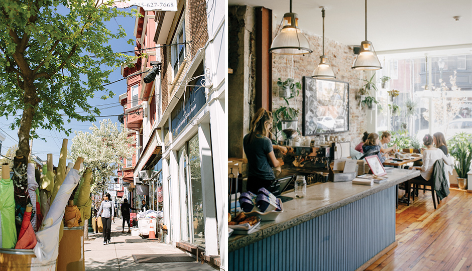 The Best Fabric Row Shops and Restaurants : The scene along Fabric Row