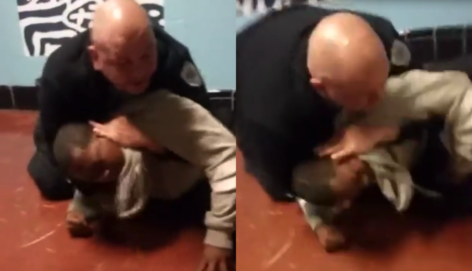 Stills from the original video posted on Facebook by the Philadelphia Student Union.