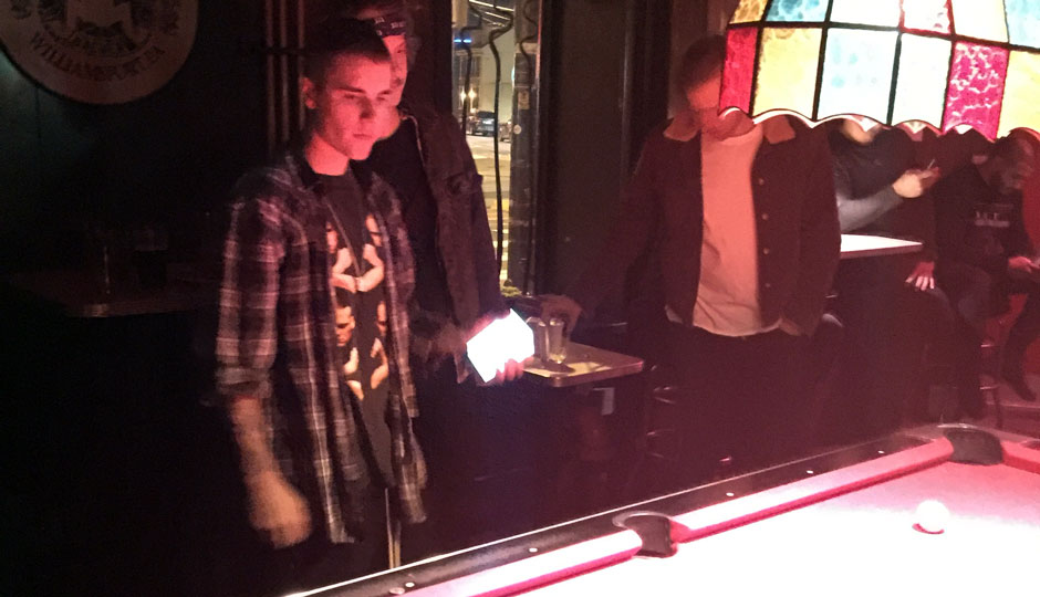 Justin Bieber at Johnny Brenda's