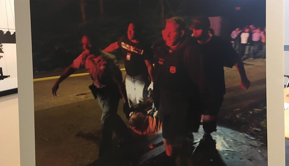 The Hewett family believes Robert is the victim in this photo from the aftermath of the crash of Train 188. Photo | Mariam Dembele