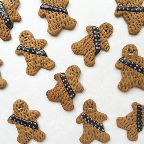 These gingerbread wookies from Bakeshop on 20th might be the most adorable Star Wars tie in we've seen.