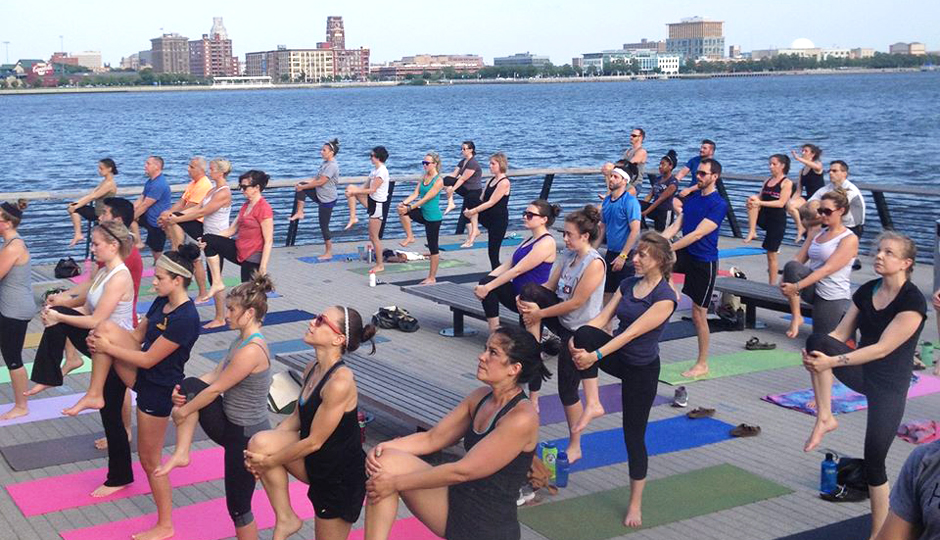 Yoga on the Pier | Photo via Facebook