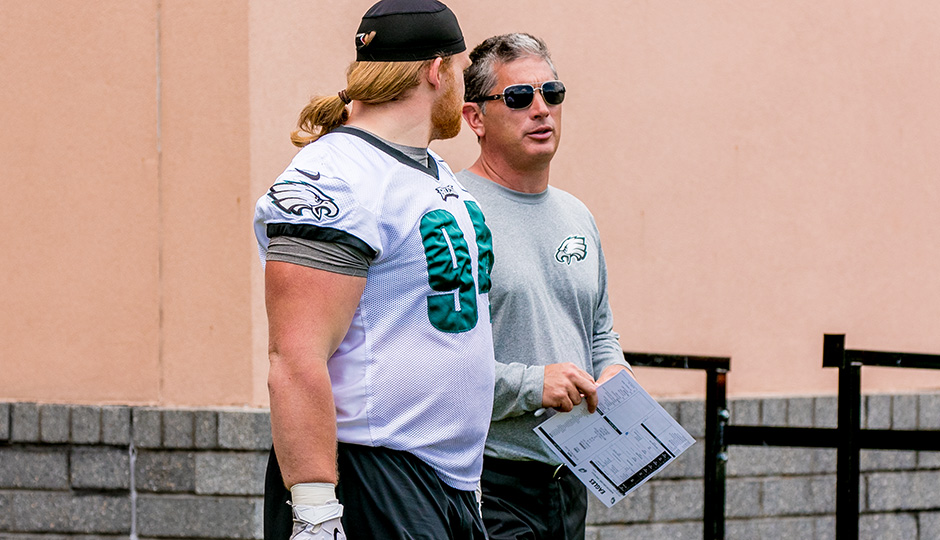 Beau Allen and Jim Schwartz. (Jeff Fusco)
