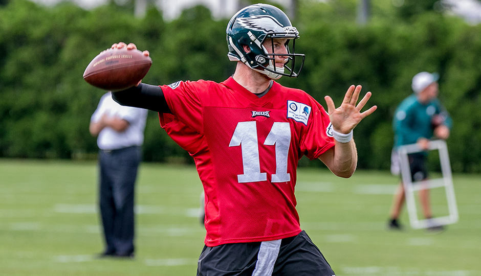 Carson Wentz. (Jeff Fusco)