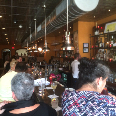The scene at Paris Bistro at happy hour on the Friday before Memorial Day. | Photo: Sandy Smith