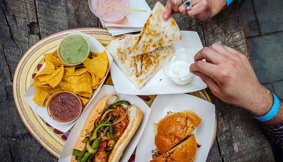 Food at the PHS Pop Up on South Street