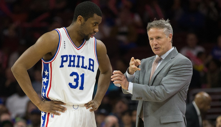 The Sixers will pick up the team option for 2016-17 on Hollis Thompson's contract, according to multiple sources | Bill Streicher-USA TODAY Sports