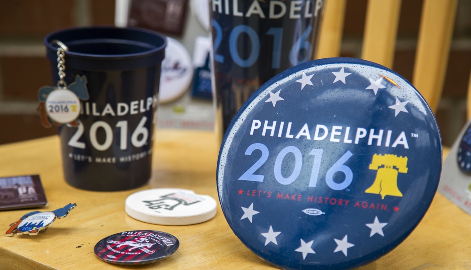 Merchandise designed for the 2016 Democratic National Convention.