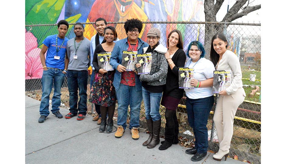 The Motivos teams at Taller Puertorriqueño's Meet the Author series. Courtesy of Jenée Chizick-Agüero