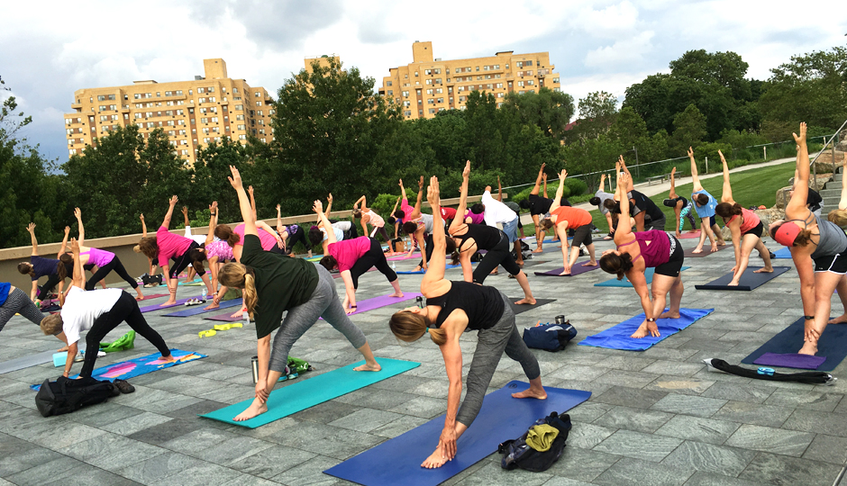 Yoga at the Sculpture Garden | Photo courtesy Bruno Circolo.