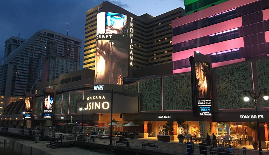 Tropicana Casino, beach-side, in Atlantic City