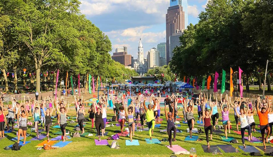 Yoga at The Oval | Photo via Facebook