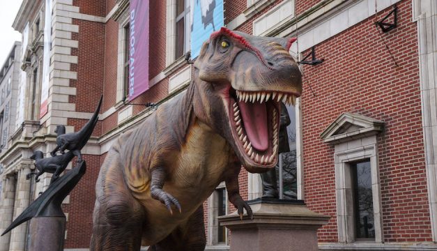 The Broad to Schuylkill Scavenger Hunt starts at the Academy of Natural Sciences. Photo by Mike Servedio/ANS