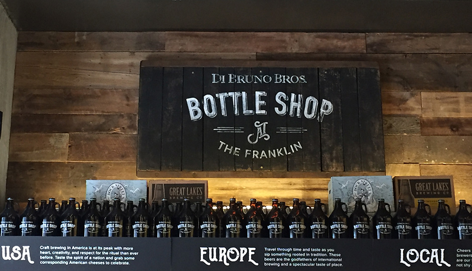 The Bottle Shop at Di Bruno Bros. Franklin location is set to offer wine.
