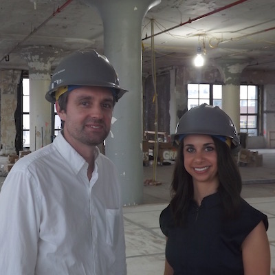 BCJ Principal Tom Kirk and Marketing Director Vanessa Stella
