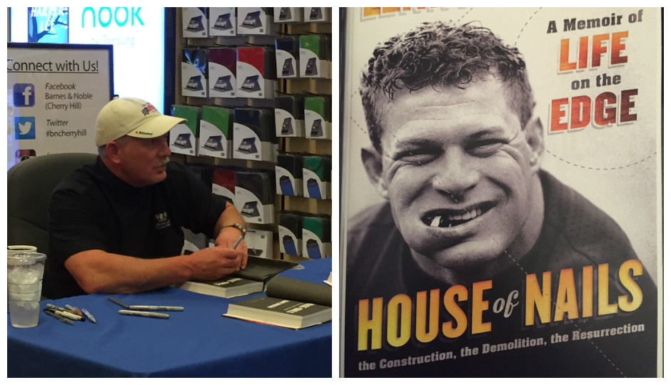 Lenny Dykstra signs copies of his memoir at a Cherry Hill Barnes & Noble on July 6, 2016.