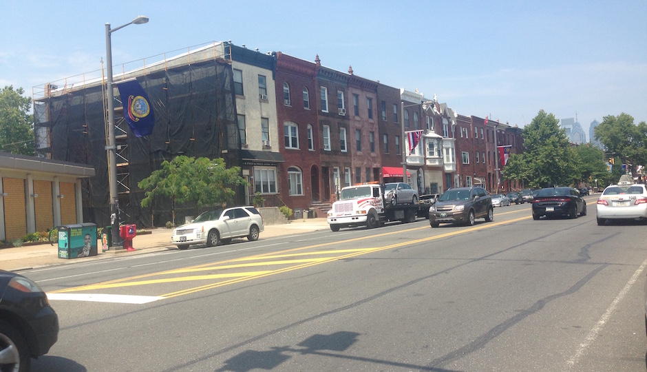 This car was one of the 25 the PPA had to forcibly remove from the South Broad Street median. The owners of 95 percent of the cars parked there went peaceably.