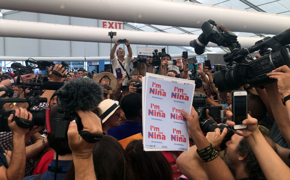 I'm with Nina stickers