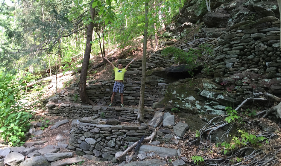 Wesley Celestino standing at "The Spot."