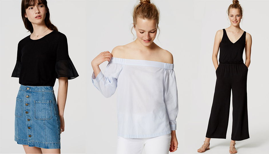 mall stores for summer fashion loft