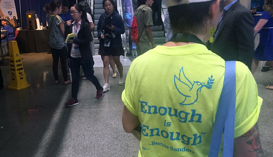 DNC - Enough is enough - Bernie Sanders shirt
