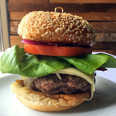 The Sbraga Burger is available for a limited time at the bar at Sbraga