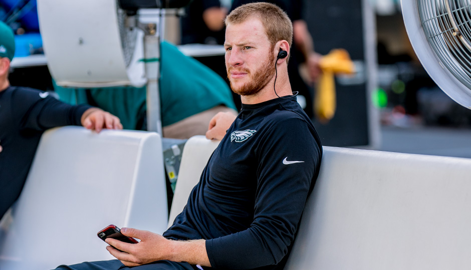 Carson Wentz. (Jeff Fusco)