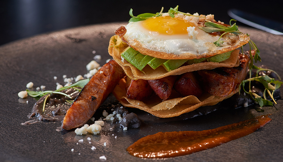 Huevos Rancheros at Aqimero