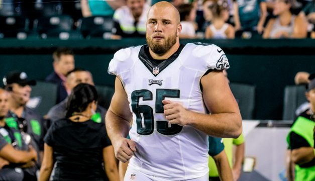 Lane Johnson. (Jeff Fusco)