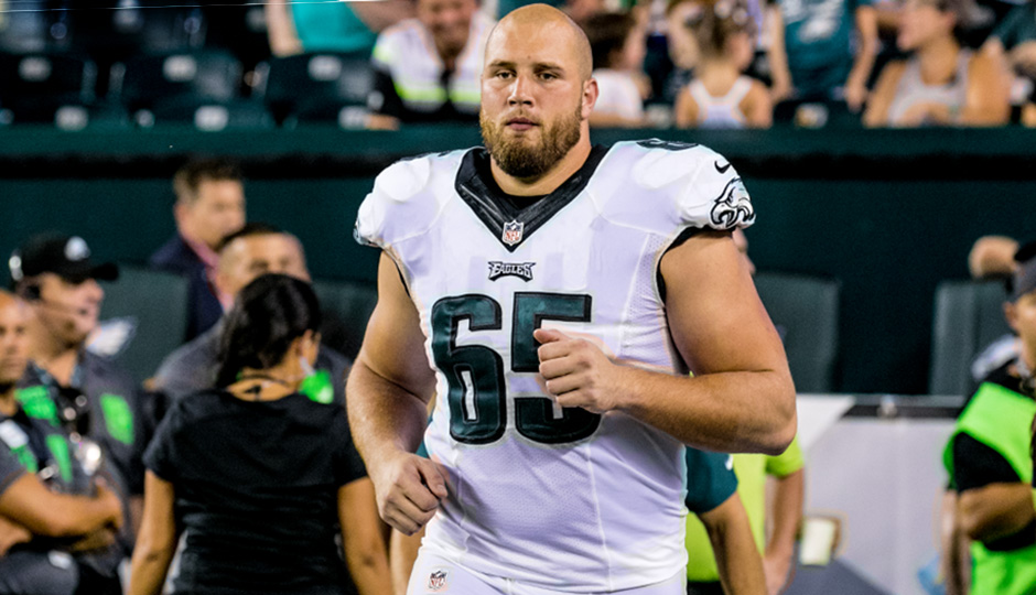 Lane Johnson. (Jeff Fusco)