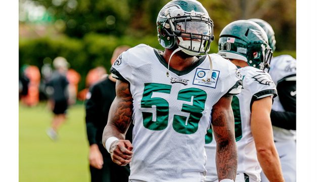 Nigel Bradham. (Jeff Fusco)