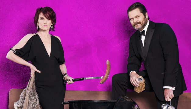Megan Mullally and Nick Offerman
