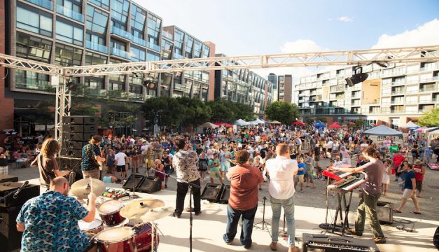 The Piazza is throwing a party this weekend.