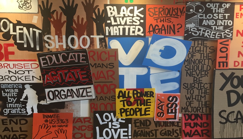 Truth to Power pop-up art exhibition. | Photo: Fabiola Cineas