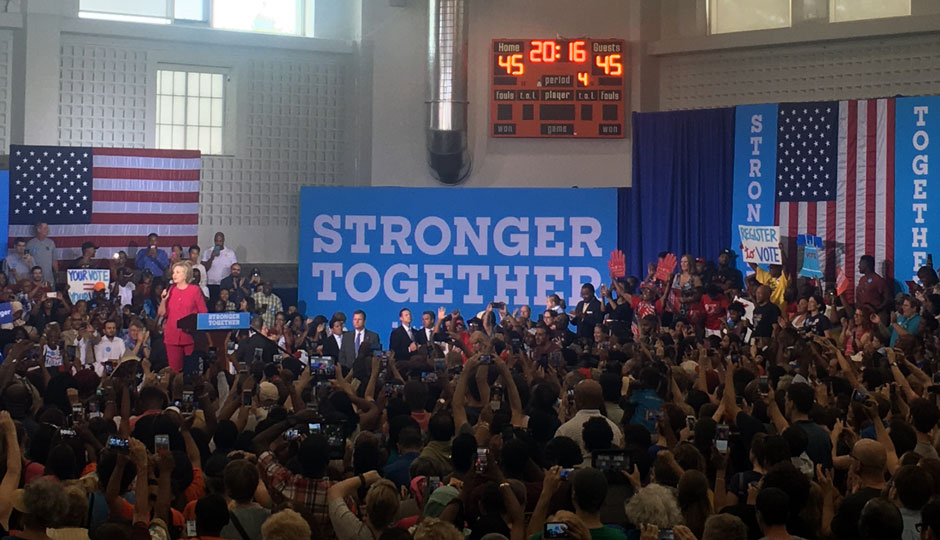 Hillary Clinton - West Philadelphia High School rally