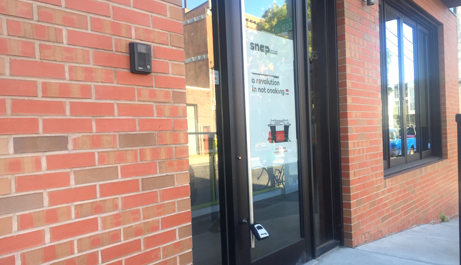The Snap Kitchen sign at 1325 Frankford Avenue 